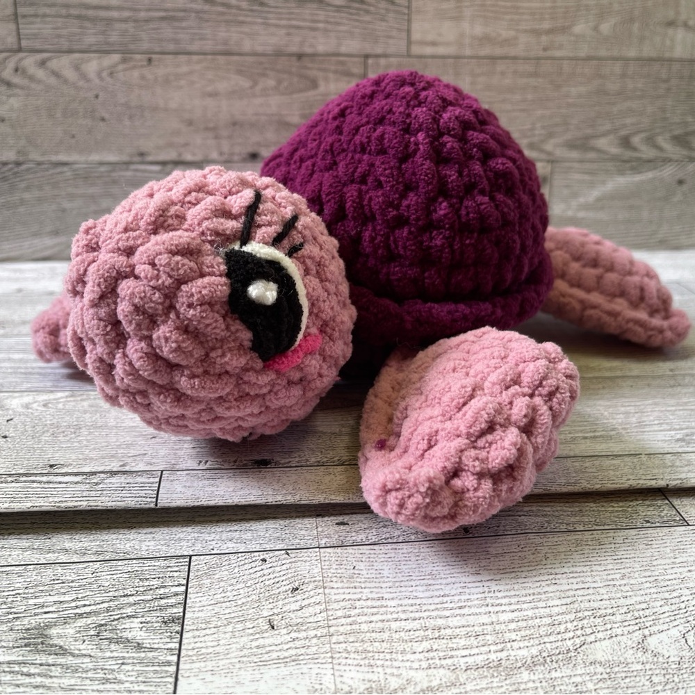 Handmade Crochet Turtle Plush